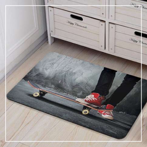 پادری طرح نوجوان دیجیتال طرح اسکیت برد