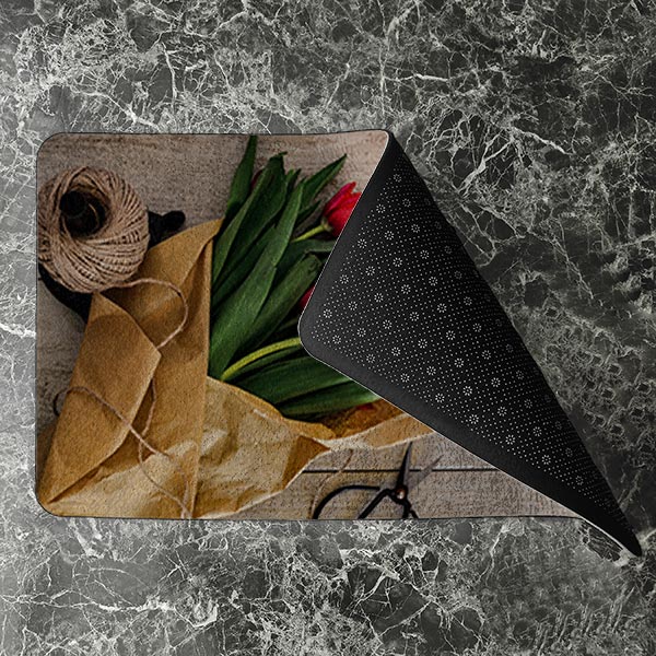 پادری طرح گل مدل گل لاله قرمز