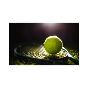 پادری نوجوان مدل توپ و راکت