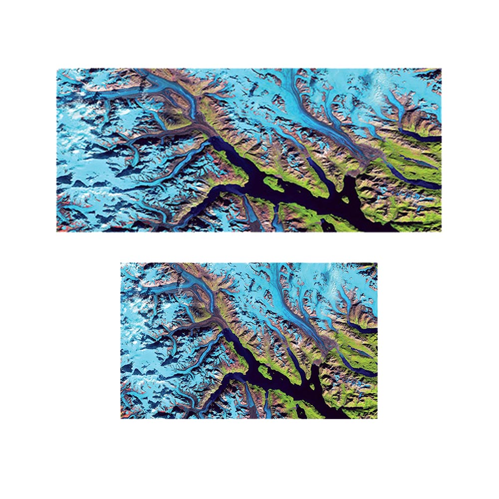 پادری مدرن و کلاسیک مدل رودخانه ای از بالا