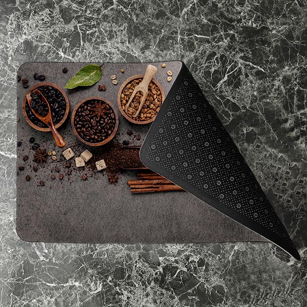 پادری آشپزخانه مدل دانه های قهوه و جو