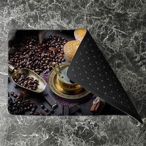 پادری آشپزخانه مدل دانه های قهوه و کیک