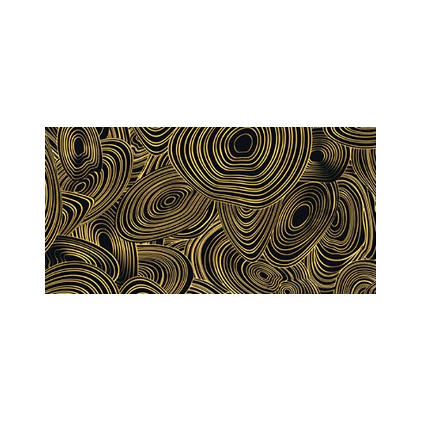 موس پد طرح نقوش دایره ای طلایی