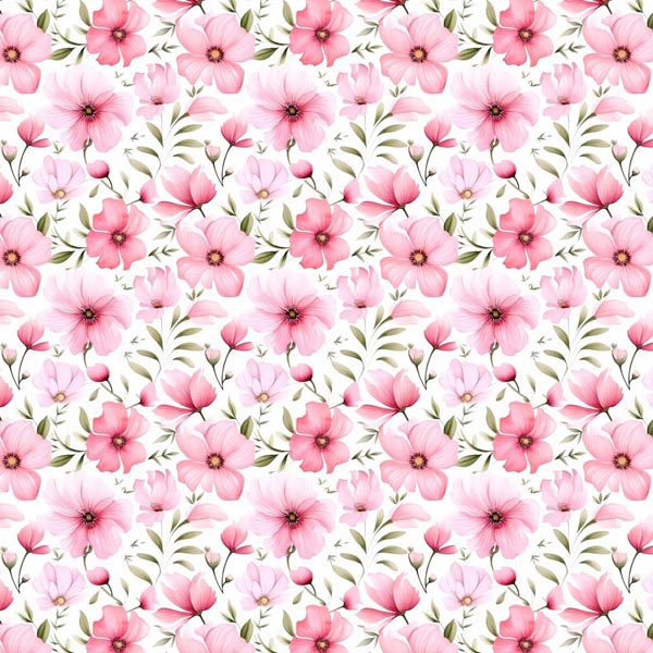 سفره و رومیزی پارچه ای مدل لطافت گلهای صورتی