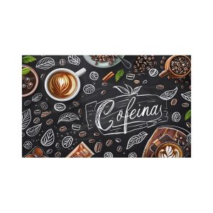 مت بار آشپزخانه و کافه مدل قهوه های گرافیکی