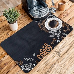 مت بار آشپزخانه و کافه مدل طرح جذاب قهوه MH1019