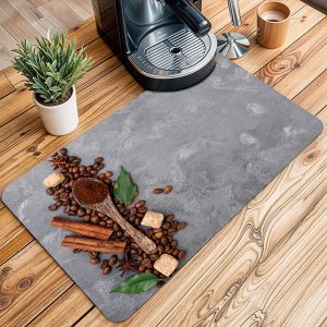 مت بار آشپزخانه و کافه مدل قهوه، دارچین و برگ MH1026