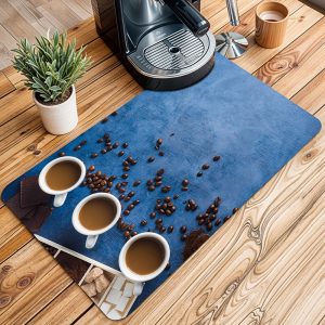 مت بار آشپزخانه و کافه مدل سه فنجان قهوه MH1034