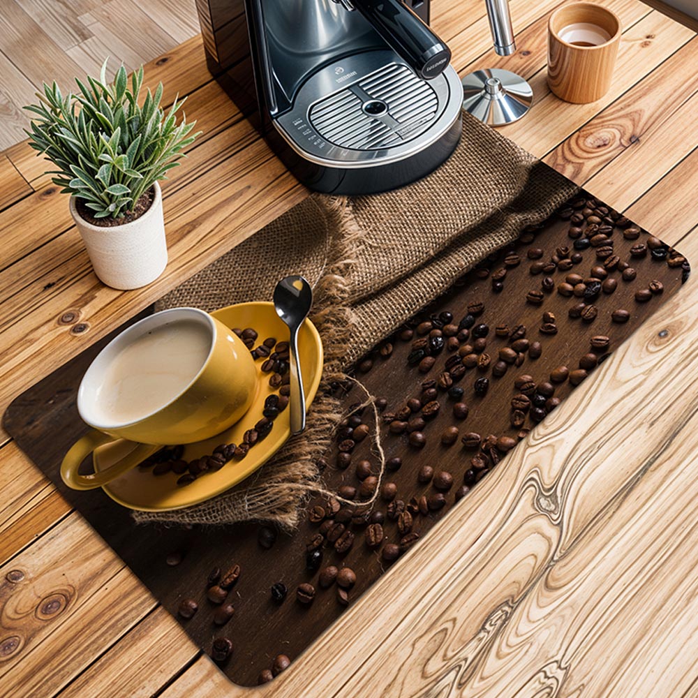 مت بار آشپزخانه و کافه مدل جذابیت فنجان و قهوه