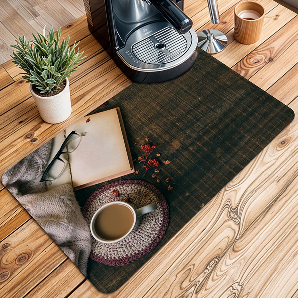 مت بار آشپزخانه و کافه مدل قهوه، کتاب و دیگر هیچ