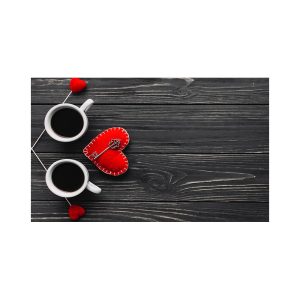 مت بار آشپزخانه و کافه مدل دو فنجان عشق