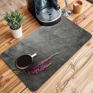 مت بار آشپزخانه و کافه مدل فنجان و گل MH1084