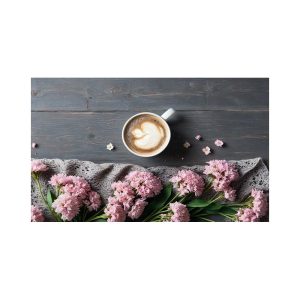 مت بار آشپزخانه و کافه مدل یک لته آرت بهاری پر گل