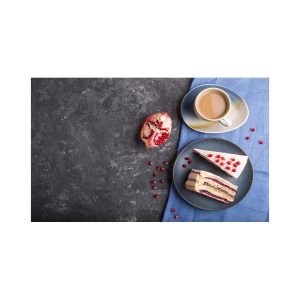 مت بار آشپزخانه و کافه مدل کاپوچینو و کیک انار