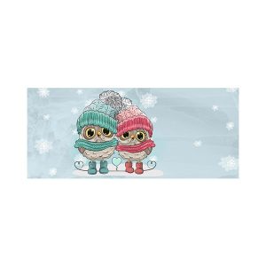 پادری کودک مدل جغدهای برفیMK0020