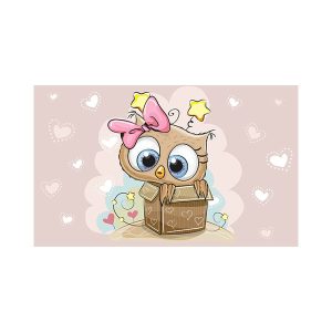 پادری کودک مدل جغد کوچولو و جعبه هدیه