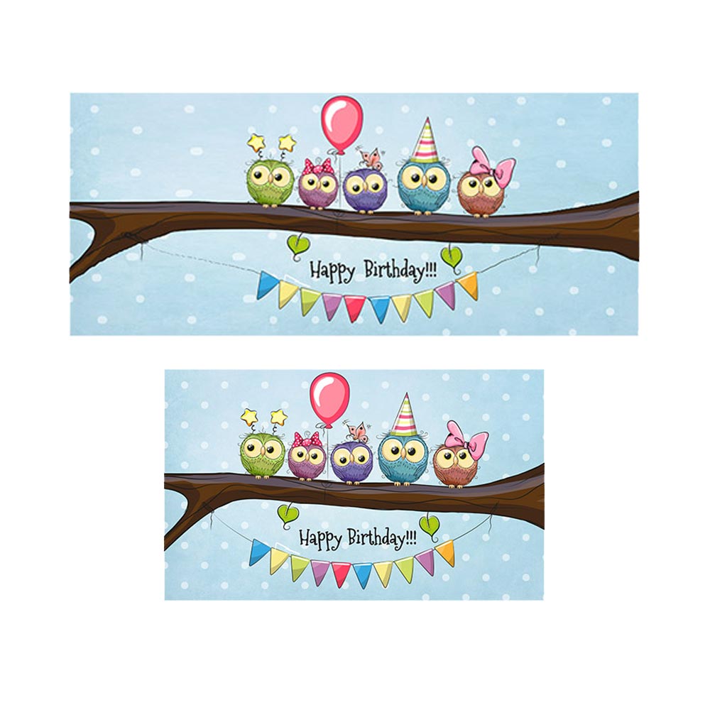 پادری کودک مدل جغدها در جشن تولد