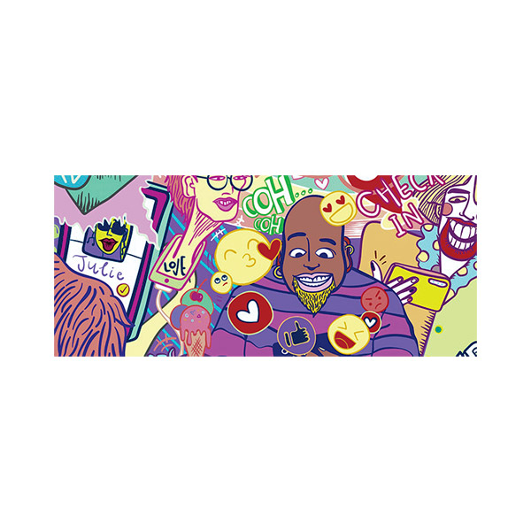 پادری نوجوان مدل مردان گرافیکی