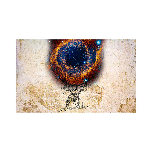 پادری نوجوان مدل کیهان بر دوش اطلس