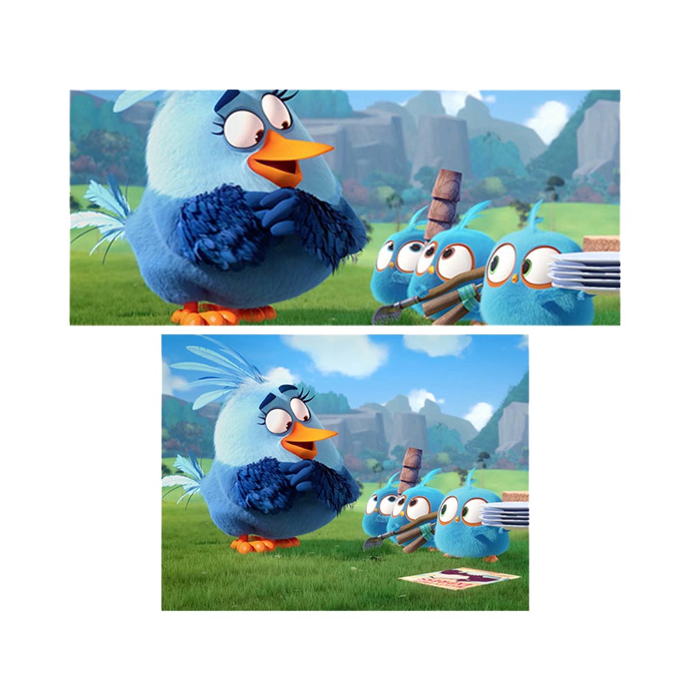 پادری کودک مدل مادر و پرندگان گوگولی غیر خشمگین