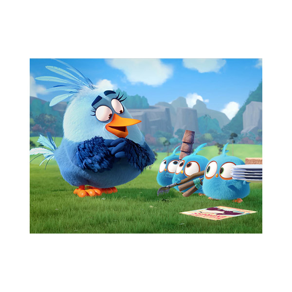 پادری کودک مدل مادر و پرندگان گوگولی غیر خشمگین