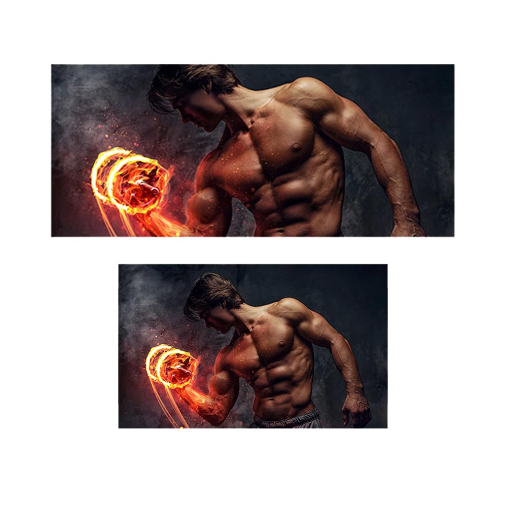 پادری نوجوان مدل قهرمان بدنسازی