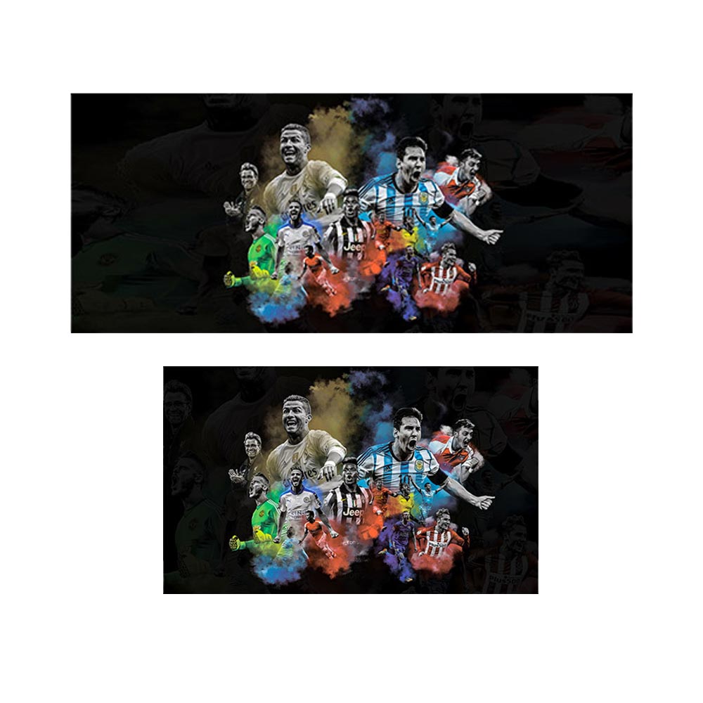 پادری نوجوان ورزشی مدل شادی رونالدو و مسی