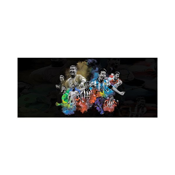 پادری نوجوان ورزشی مدل شادی رونالدو و مسی