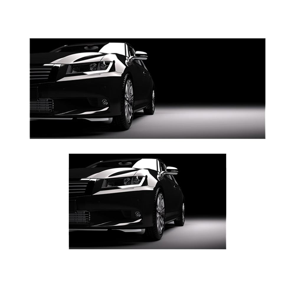 پادری نوجوان مدل اتومبیل لوکس مشکی