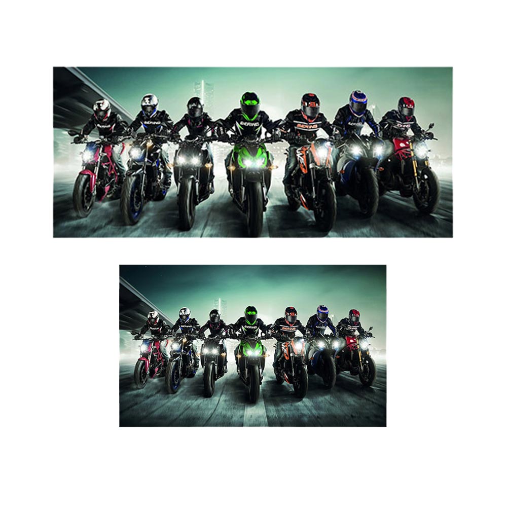 پادری نوجوان مدل موتورسواران