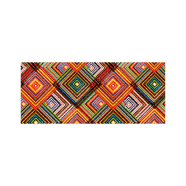 پادری مدرن و کلاسیک مدل لوزی های رنگی تو در تو