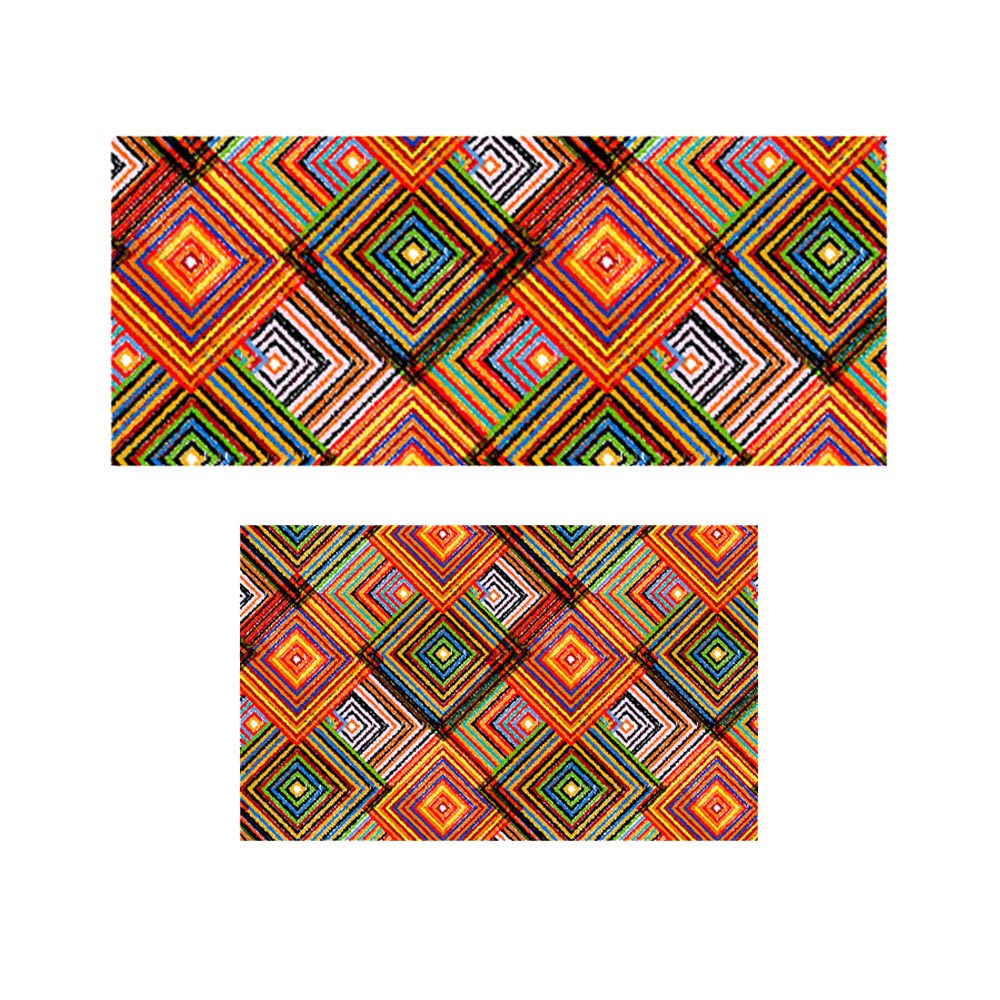 پادری مدرن و کلاسیک مدل لوزی های رنگی تو در تو