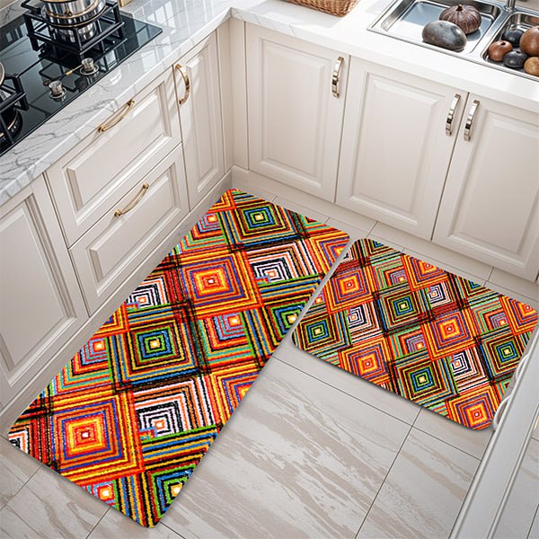 پادری مدرن و کلاسیک مدل لوزی های رنگی تو در تو