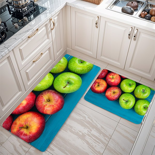 پادری آشپزخانه مدل سیب ترش و قرمز