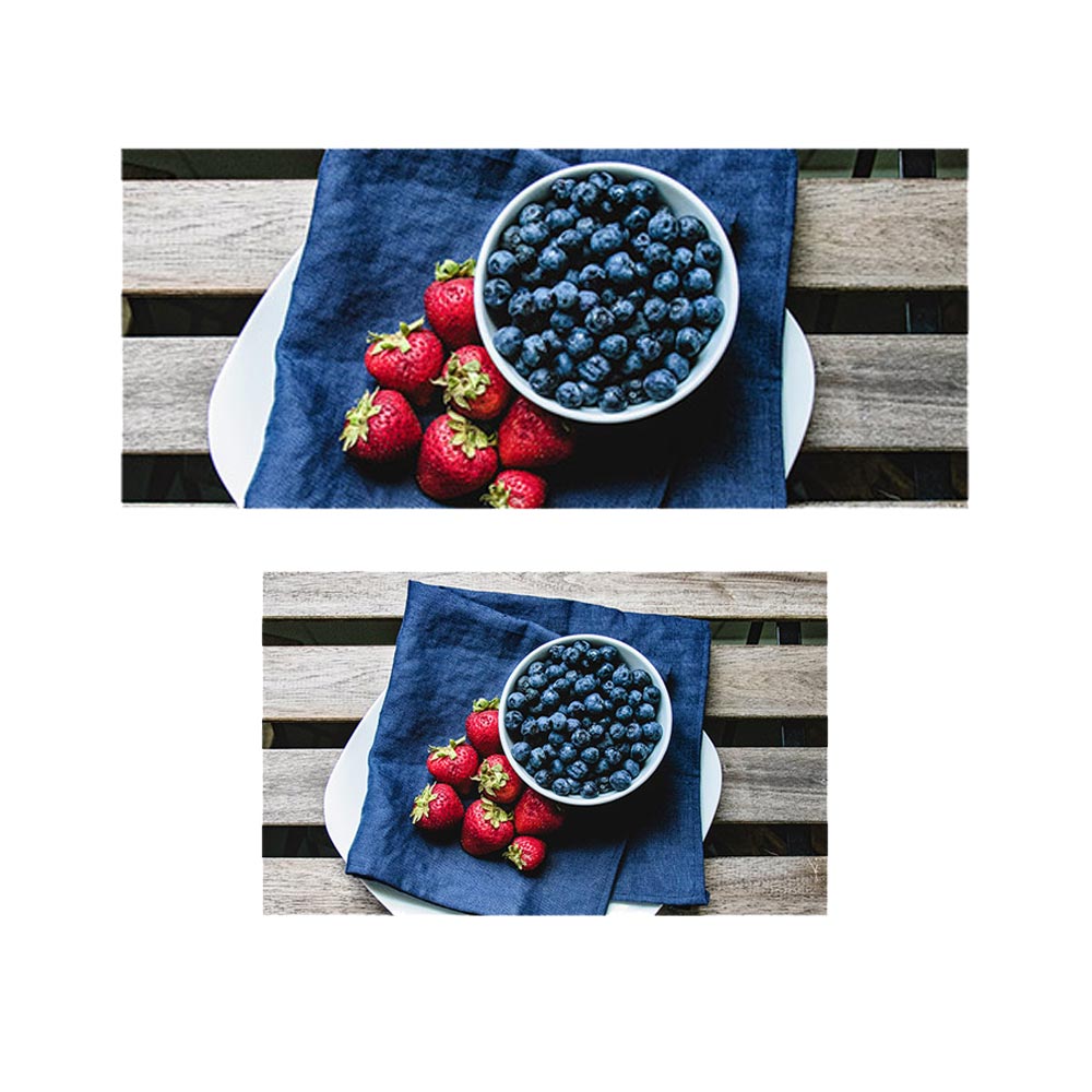 پادری آشپزخانه مدل ظرف تمشک و توت فرنگی