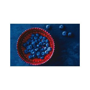 پادری آشپزخانه مدل ظرف قرمز تمشک آبی