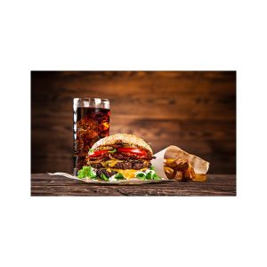 پادری آشپزخانه مدل نوشابه و همبرگر