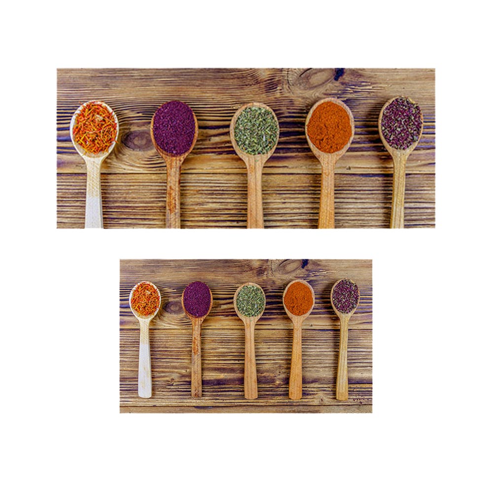 پادری آشپزخانه مدل قاشق های ادویه