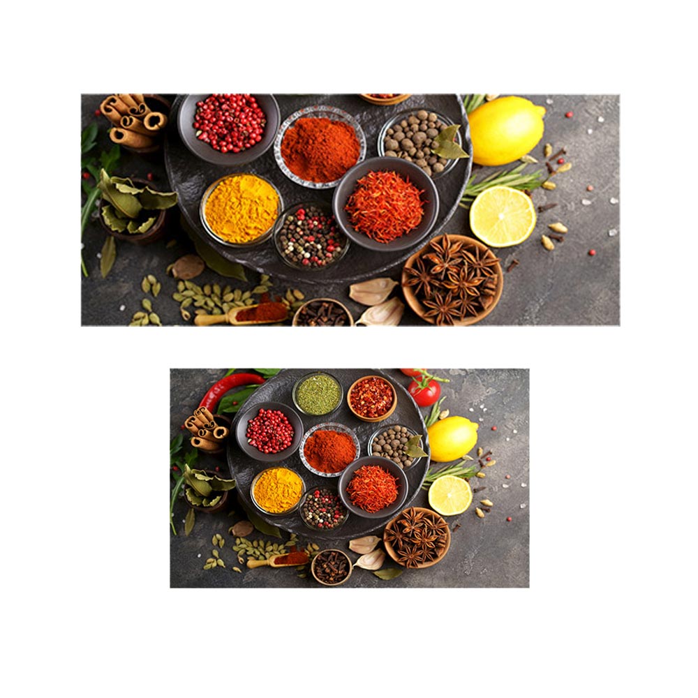 پادری آشپزخانه مدل یک سینی ادویه های جذاب