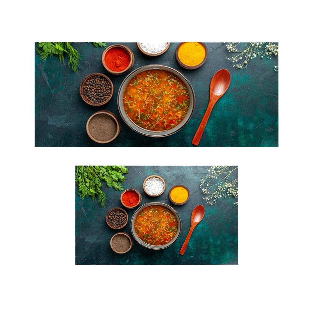 پادری آشپزخانه مدل ادویه و ظرف سوپ