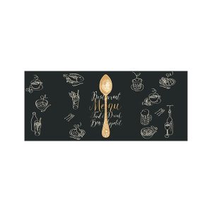 پادری آشپزخانه مدل قاشق لاکچری طلاییMH0291