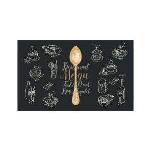 پادری آشپزخانه مدل قاشق لاکچری طلایی