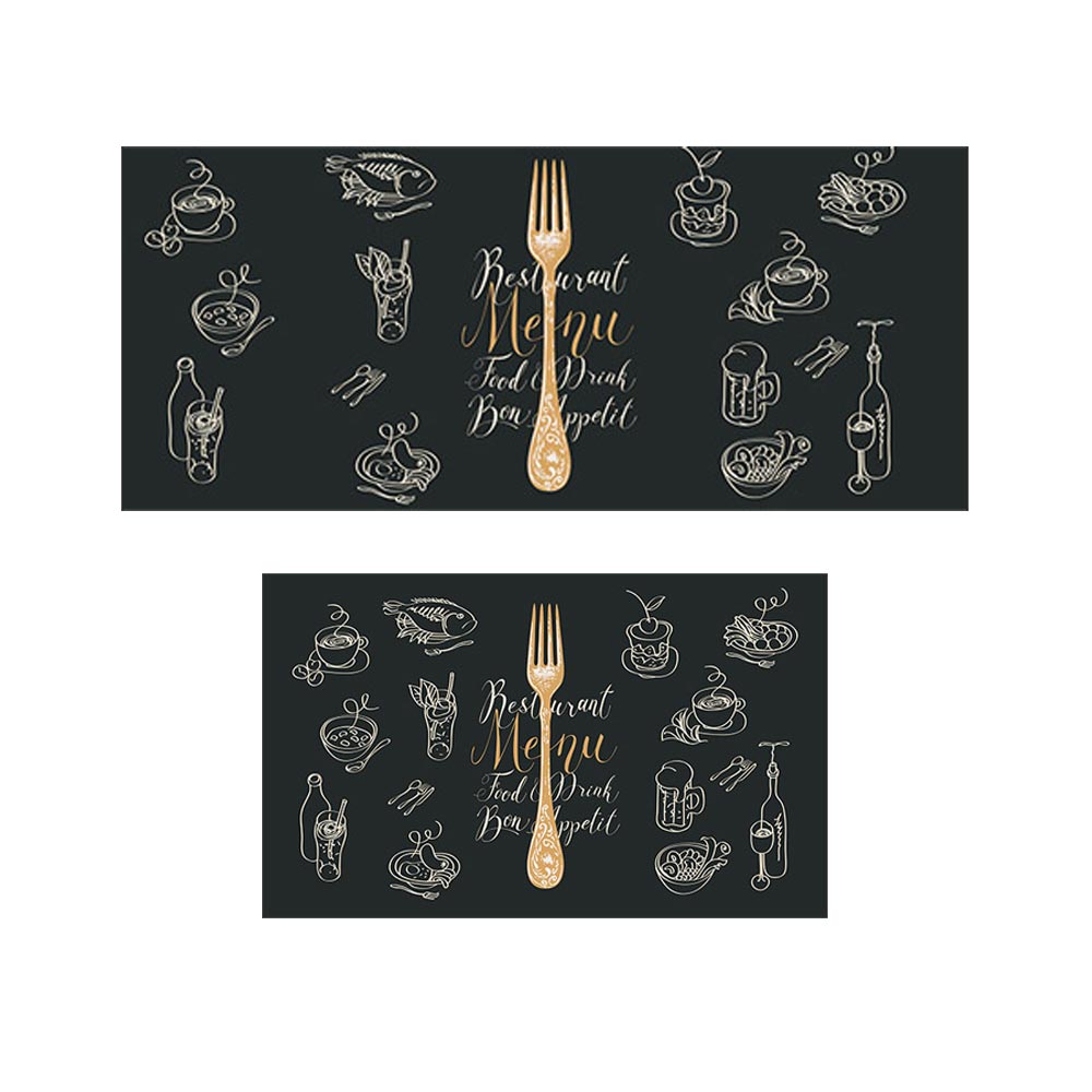 پادری آشپزخانه مدل چنگال لاکچری طلایی