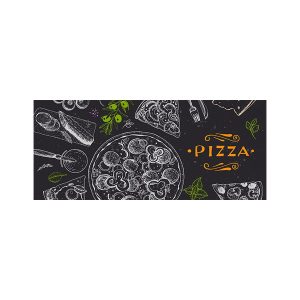 پادری آشپزخانه مدل طرح گرافیکی پیتزاMH0298