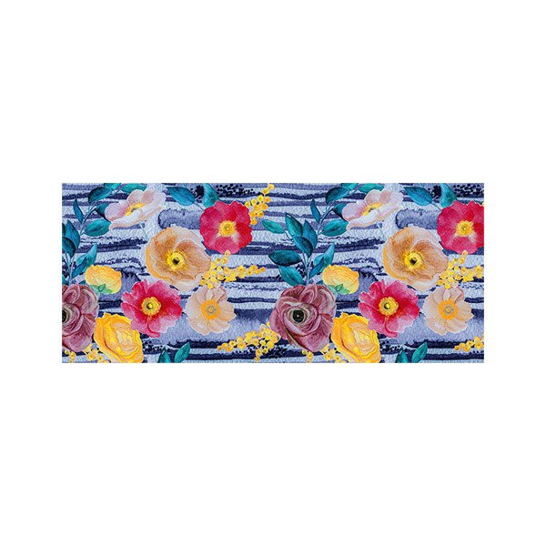 پادری طرح گل مدل گل های رنگی MF0016