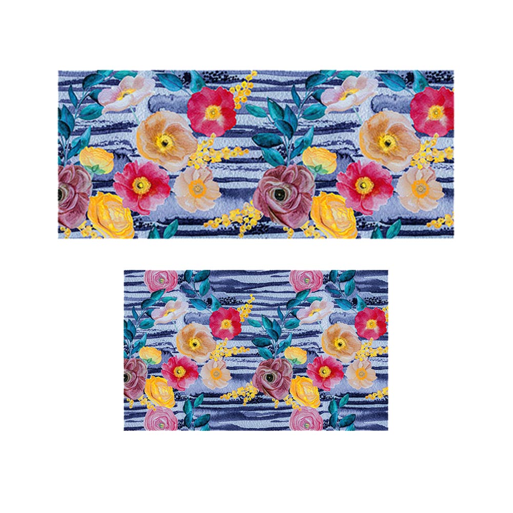 پادری طرح گل مدل گل های رنگی MF0016