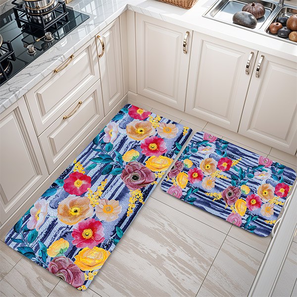 پادری طرح گل مدل گل های رنگی MF0016