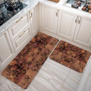 پادری طرح گل مدل طرح قهوه ای MF0018