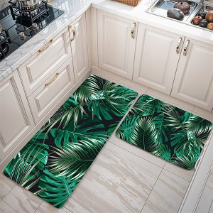 پادری طرح گل مدل برگ های سبز MF0020