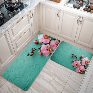 پادری طرح گل مدل شاخه شکوفه صورتی MF0037